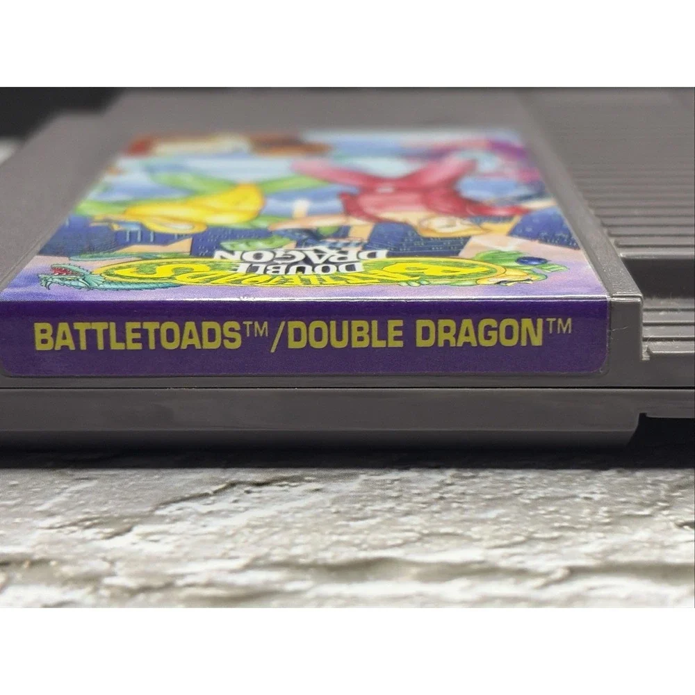 Battletoads & Double Dragon - Authentic Nintendo NES Game - Very Clean - T&W -NM